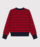 Maglione alla marinara in lana e cotone donna rosso TERKUIT/ SMOKING