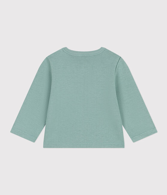 Cardigan in jersey spesso per bebè verde PAUL