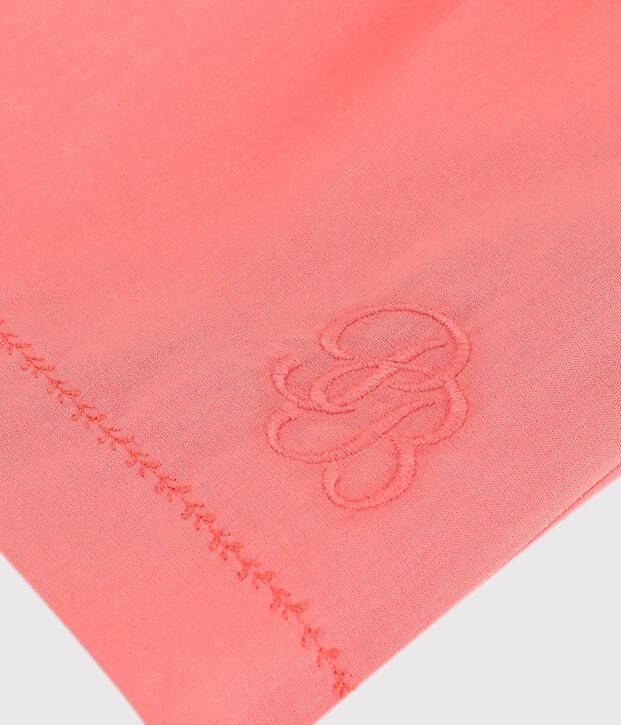 Abito senza maniche in cotone tinta unita bambina FLAMAND