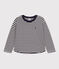 T-shirt maniche lunghe in tubique bambino blu SMOKING/ AVALANCHE