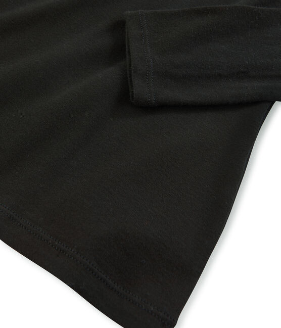 dolcevita donna in cotone leggero nero NOIR