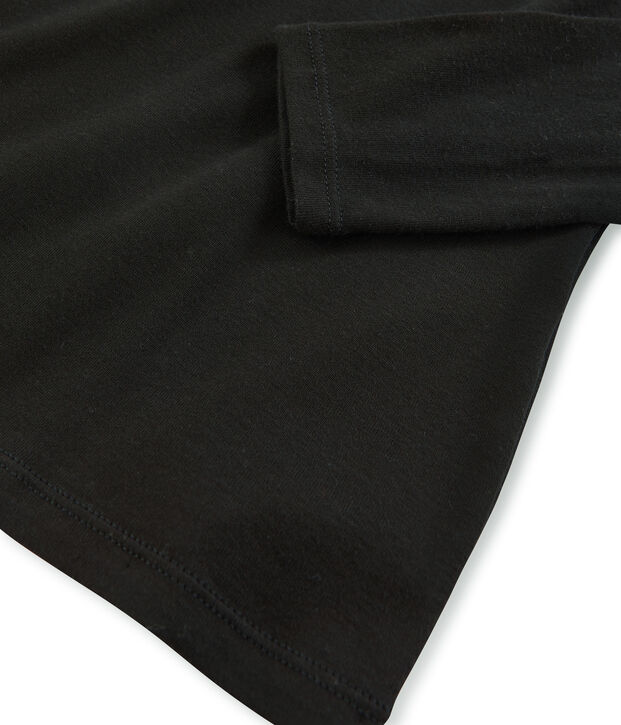 dolcevita donna in cotone leggero nero