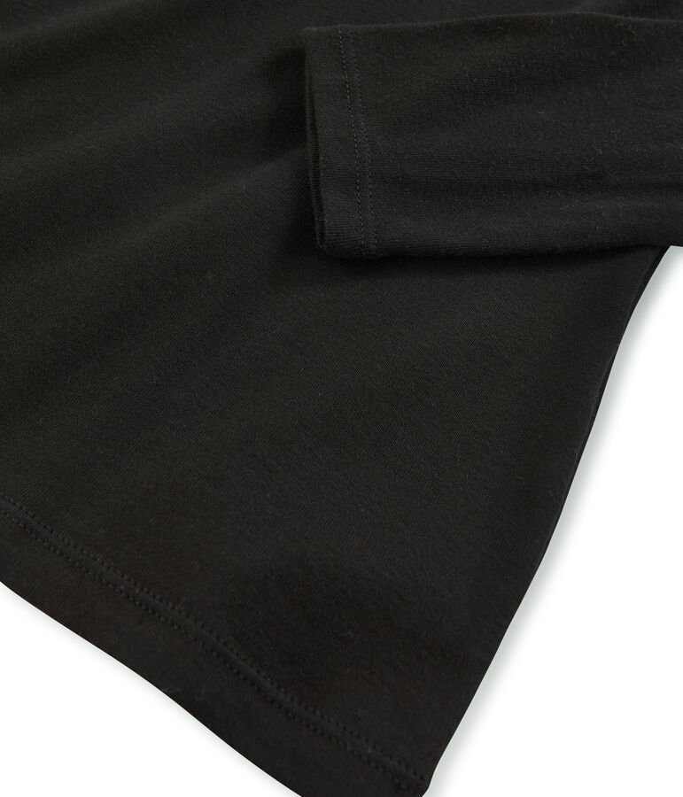 dolcevita donna in cotone leggero nero