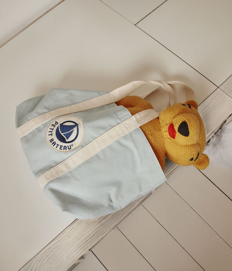 Borsa da mare in cotone multicolore