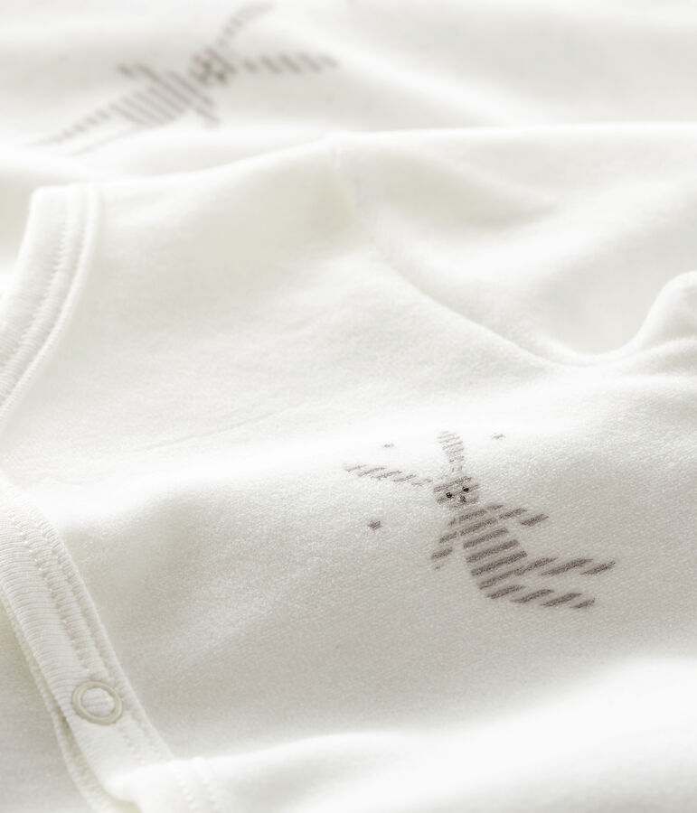 Lotto di 2 tutine beb&eacute; in ciniglia variante 1