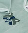 Pigiama in velluto neonato verde PAUL