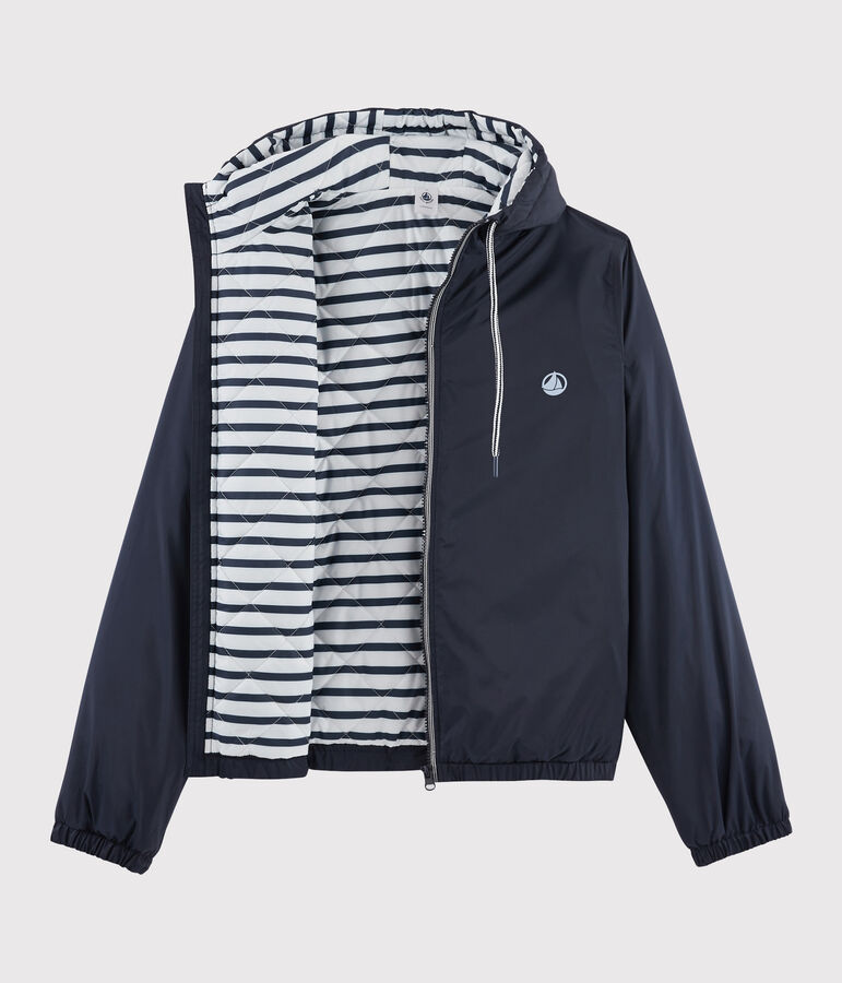 Giacca a vento calda Donna/Uomo blu SMOKING