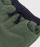 Pantaloni dritti in velluto medio bambina / bambino verde VALLEE