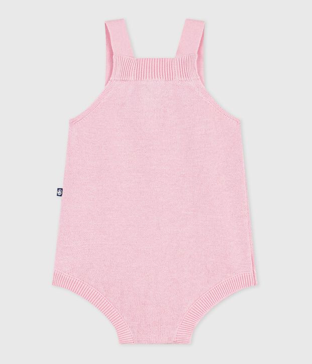 Tutina corta in maglia cotone traforato neonato MARQUISE