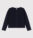 Cardigan in tubique trapuntato, da Donna