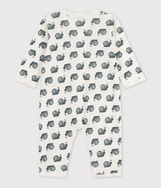 Tutina pigiama senza piedi bebè bianco MARSHMALLOW/ DUCKY