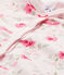 Tutina bebè bambina con stampa floreale rosa VIENNE/bianco MULTICO