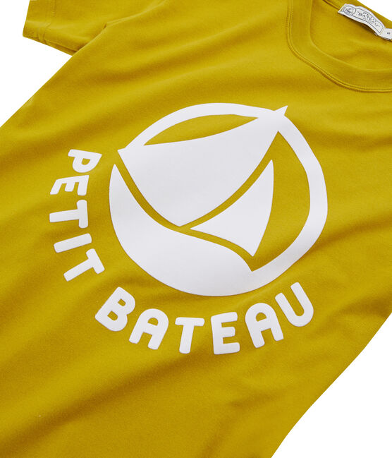 T-shirt con logo donna verde BAMBOO