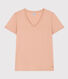 T-shirt LE DROIT scollo a V in cotone Donna