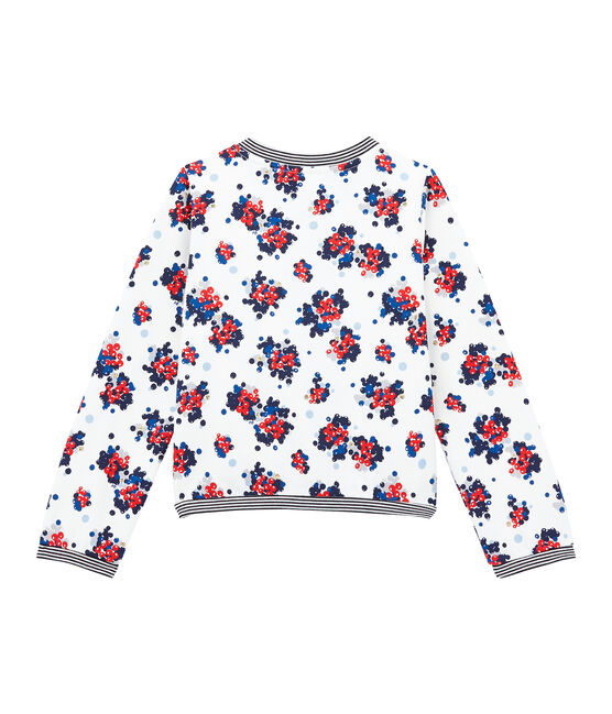 Cardigan per bambina bianco MARSHMALLOW/bianco MULTICO
