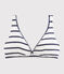 Reggiseno a righe Donna bianco MARSHMALLOW/blu SMOKING