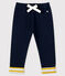 Pantalone in tubique bebè maschio blu SMOKING