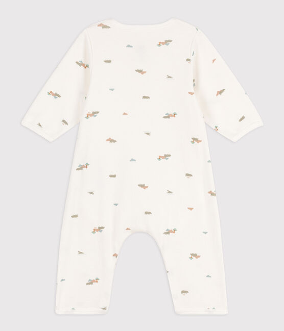 Bodyjama stampato in cotone bianco MARSHMALLOW/bianco MULTICO