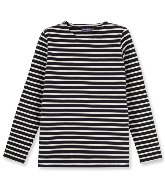 Marinière iconica uomo blu SMOKING/beige COQUILLE