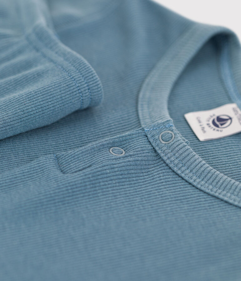 Pigiama in cotone e lyocell per bimba/bimbo blu