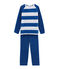 Pigiama per bambino blu LIMOGES/grigio POUSSIERE