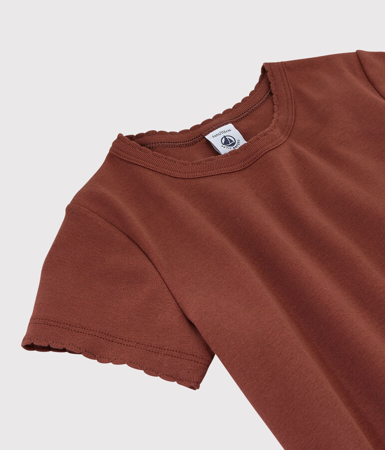 T-shirt iconica in cotone bambina - bambino arancione