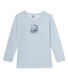T-shirt bambino in lana e cotone