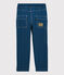 Pantaloni regular in serge bambino blu MAJOR