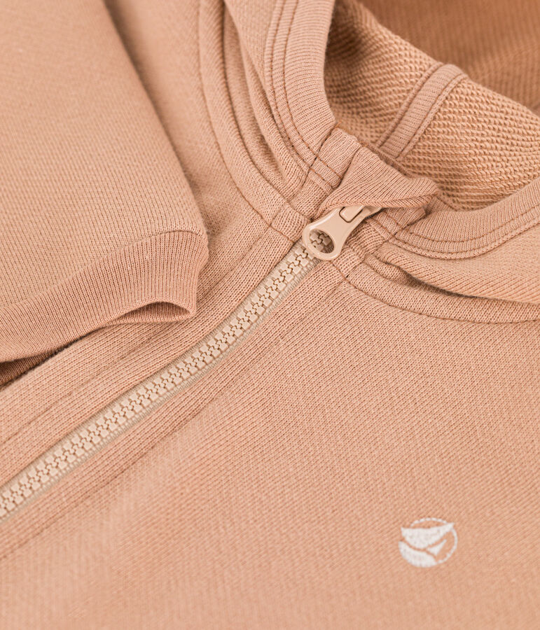 Felpa con cappuccio per beb&egrave; beige VINTAGE
