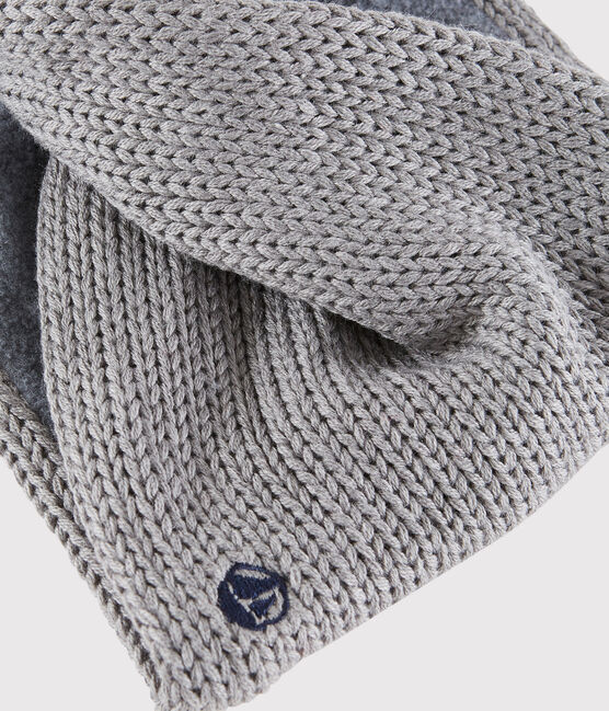 Scaldacollo in maglia bambina/bambino grigio SUBWAY CHINE