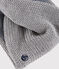 Scaldacollo in maglia bambina/bambino grigio SUBWAY CHINE
