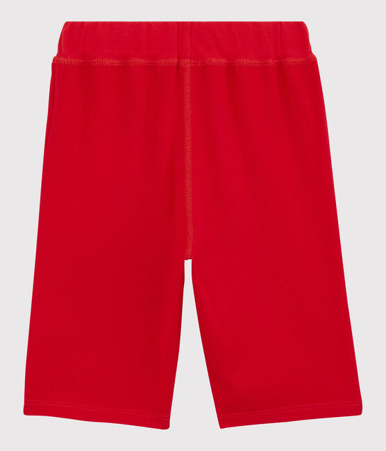 Bermuda in cotone bambino rosso PEPS