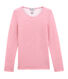 tee-shirt donna maniche lunghe in lana e cotone