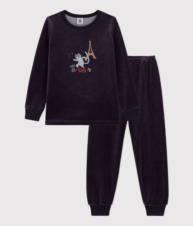 Pigiama Parigi bambino unisex in ciniglia SMOKING