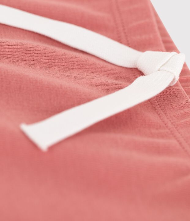 Shorts beb&egrave; in cotone biologico rosa