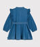 Abito a maniche lunghe in denim leggero bambina blu DENIM CLAIR