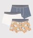 Confezione da 3 boxer con pecore da bambino in cotone