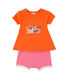 Coordinato per bebè femmina shorts e t-shirt