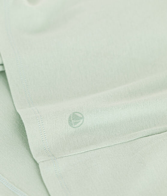 T-shirt L'ICONIQUE cocotte in cotone Donna verde HERBIER