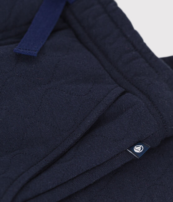 Pantaloni in tubique bambino. blu SMOKING