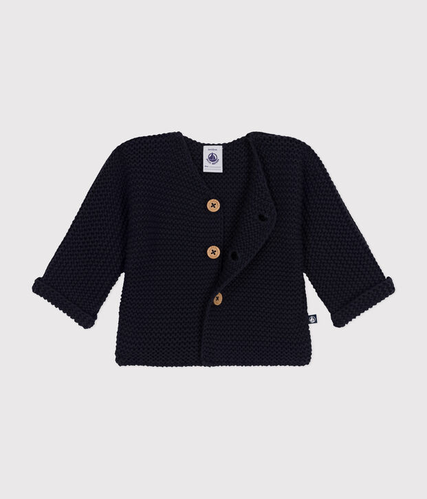 Cardigan in tricot a punto legaccio per beb&egrave; SMOKING