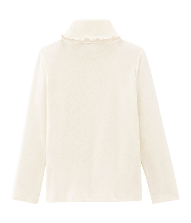 Sottogiacca bambina bianco/giallo