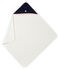 Scatola regalo con telo da bagno stampato per bebé maschio blu SMOKING/bianco MULTICO