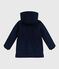 Parka bambina lunghezza midi blu SMOKING