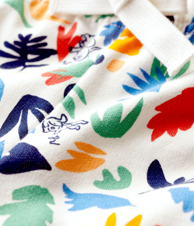Pantaloni alla turca beb&egrave;. bianco/multicolore