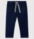 Pantaloni per  bebè in molleton denim