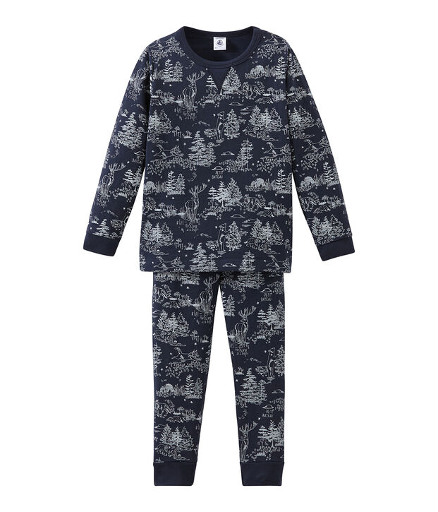 Pigiama per bambino blu/bianco