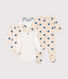 Cofanetto composto da pigiama e 3 body a cuori blu neonato