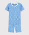 Pigiama corto snugfit fantasia banane bambino-bambina in cotone variante 1