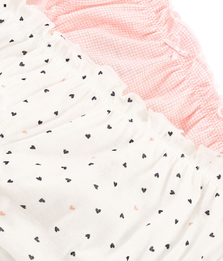 Lotto da 2 slip froufrou donna multicolore